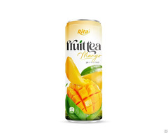 320ml Sleek Can Mango Tea Beverage Tropical Fruit Infused Drink Vietnam