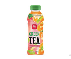 450ml Pet Bottle Citrus Mint Green Tea Orange And Kumquat Flavor Vietnam