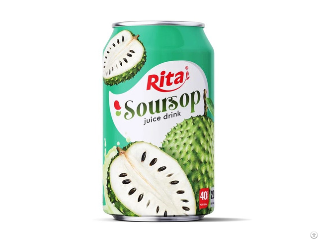 330ml Short Can Nfc Soursop Juice Drink Exotic Fruit Beverage Vietnam