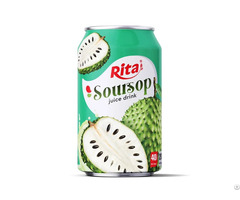 330ml Short Can Nfc Soursop Juice Drink Exotic Fruit Beverage Vietnam