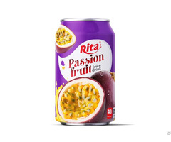 330ml Short Can Passion Fruit Juice Drink Tropical Refreshing Beverage Vietnam
