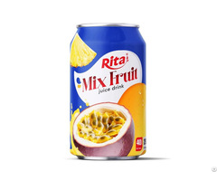 330ml Short Can Mixed Fruit Juice Drink Tropical Blend Beverage Vietnam