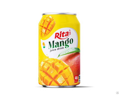 330ml Short Can Mango Juice Drink Tropical Refreshing Beverage Vietnam