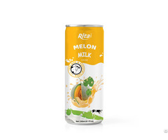 250ml Aluminum Can Melon Milk Drink Creamy Fruit Beverage Vietnam
