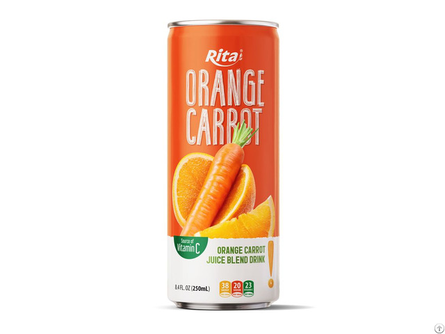 Carrot Orange Drink 250ml Can