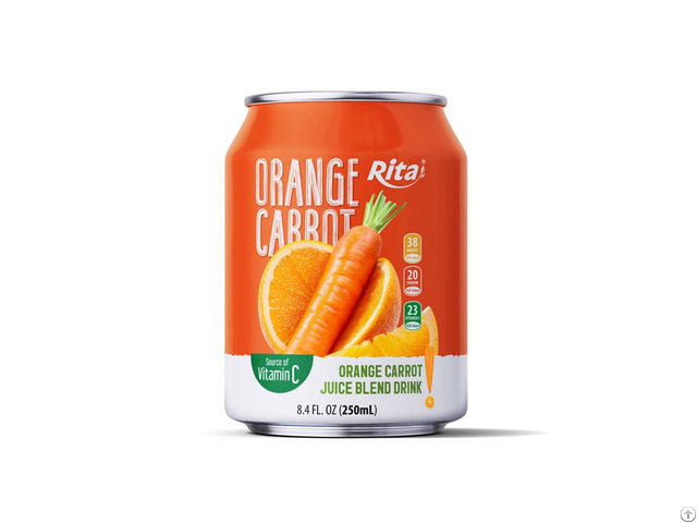 Carrot Orange Drink 250ml Short Can