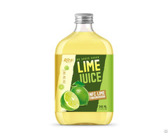 Premium Lime Beverage 345ml Glass Bottle