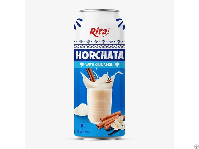 500ml Aluminum Can Cinnamon Horchata Drink Traditional Creamy Beverage Vietnam
