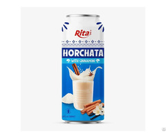 500ml Aluminum Can Cinnamon Horchata Drink Traditional Creamy Beverage Vietnam