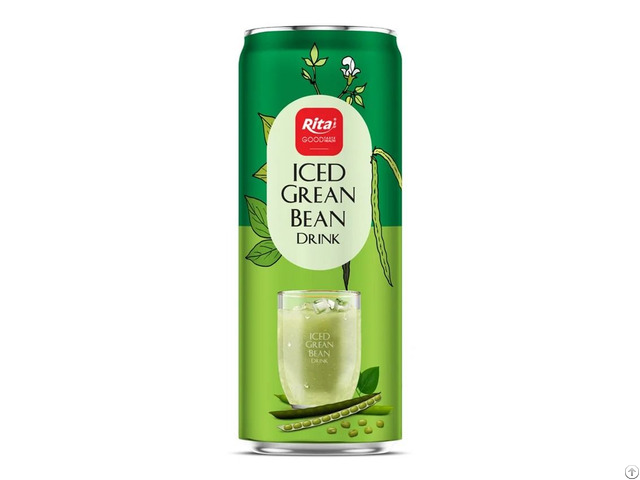 320ml Aluminum Can Iced Green Bean Drink Refreshing Traditional Beverage Vietnam