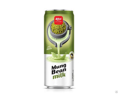 320ml Aluminum Can Mung Bean Milk Drink Creamy Plant Based Beverage Vietnam