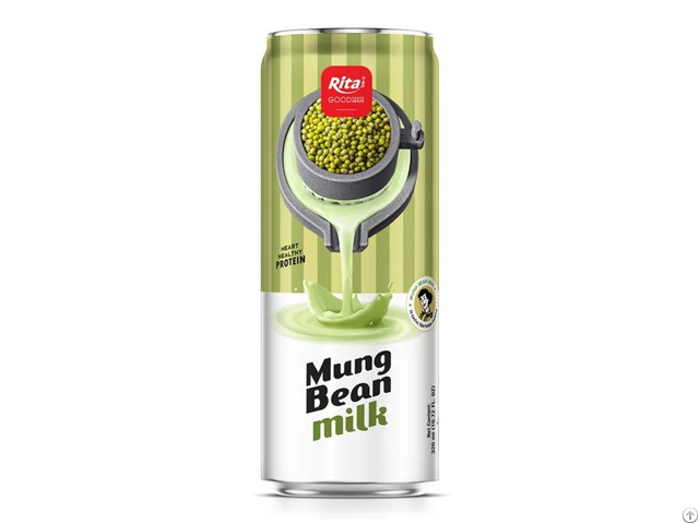 320ml Aluminum Can Mung Bean Milk Drink Creamy