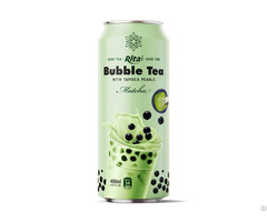 490ml Matcha Bubble Milk Tea Drink Aluminum Can Oem Beverage Vietnam