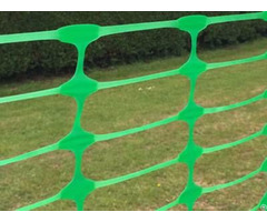 Oval Plastic Barrier Mesh