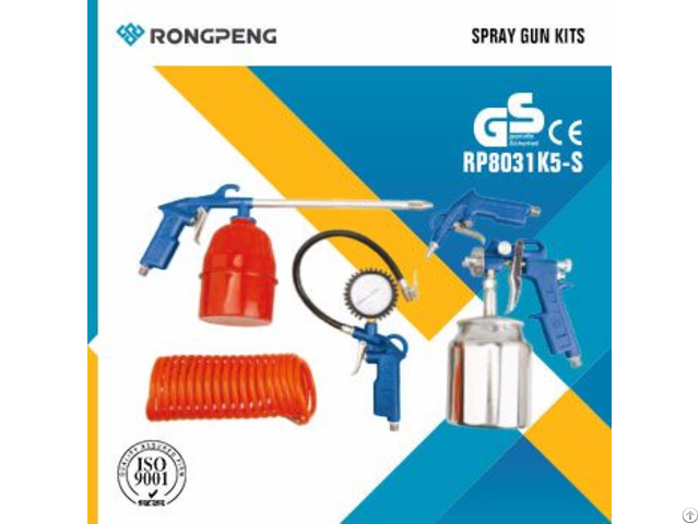 Rongpeng 5pcs Spray Gun Kits R8031k5 S