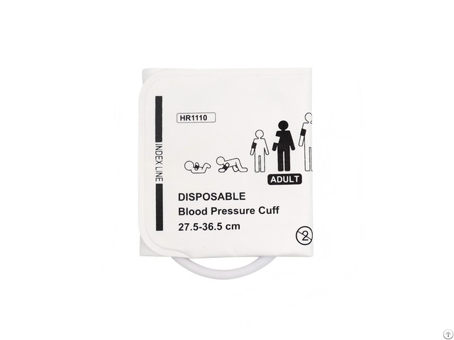 Factory Produced Disposable Blood Pressure Cuff With Multple Sizes