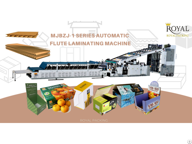 Fully Automatic Mjbzj 1450tm Series Carton Box Flute Laminating Machine