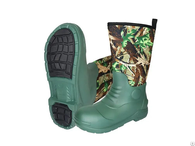 Warm Lightweight Black Eva Boots