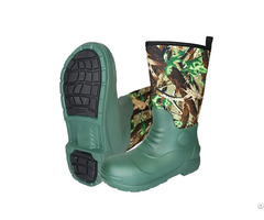 Warm Lightweight Black Eva Boots