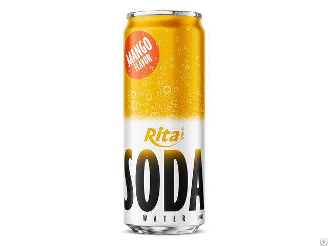 Premium Sparkling Mango Soda Water 320ml Can