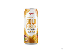 Tropical Gold Fusion Fruit Blend In 325ml Cans