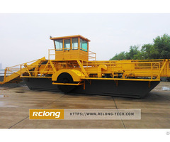 Relong Aquatic Weed Harvester For Sale High Efficiency Lake And River Cleaning Boat