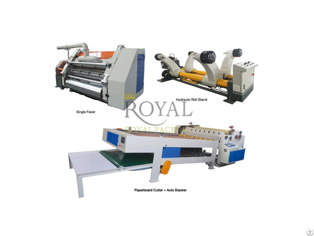 Mjsgl 1 Single Facer Line 1600 60 Steam Heating