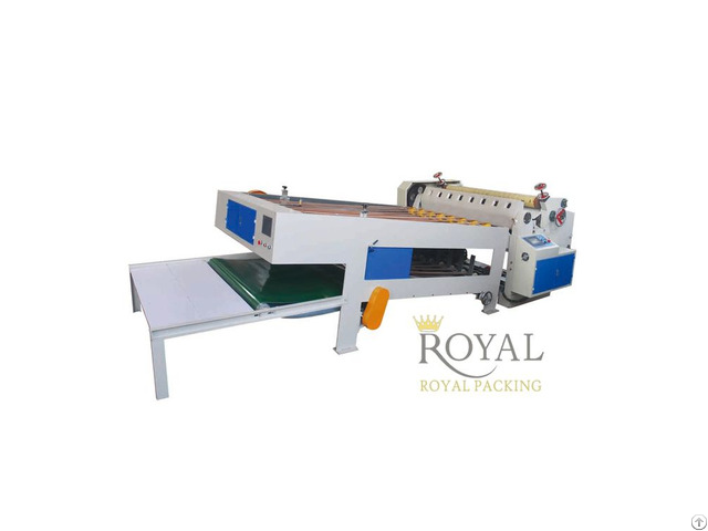 Mjsd 4 2500 Plc Single Face Paperboard Cutter And Automatic Stacker