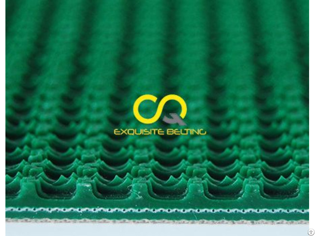 Rough Top Green Pvc Conveyor Belt