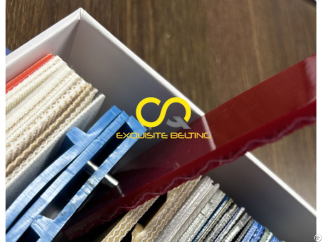 Red Pu Conveyor Belt