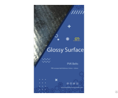 Glossy Surface Black Pvk Conveyor Belt For Logistics