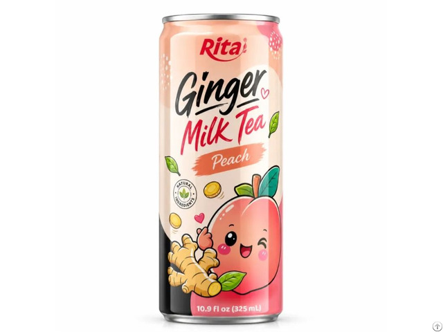 Ginger Milk Tea With Peach Flavor