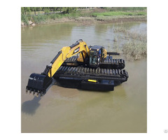 Julong Crawler Amphibious Excavator For Dredging And Sand Mining