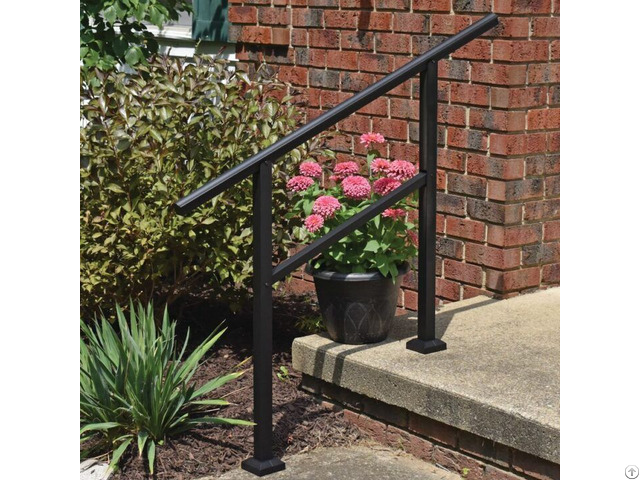 Custom Aluminum Stairs With Handrail Vionta