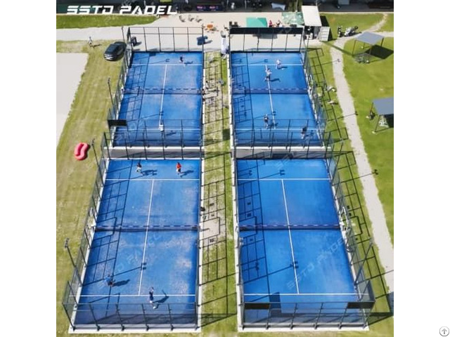Sstd Double Padel Tennis Court Supplier Wpt Led Light