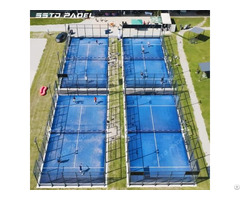 Sstd Double Padel Tennis Court Supplier Wpt Led Light