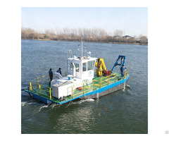Multi Purpose Work Boat With Hydraulic Winch For Marine And River Operations