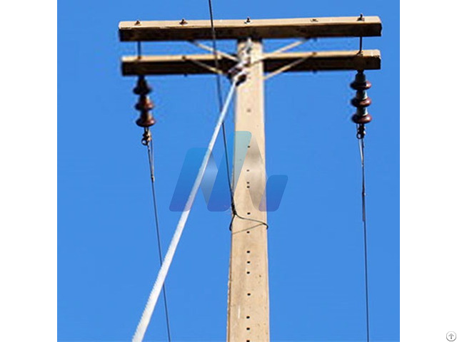 Guy Wire Used For The Power Pole