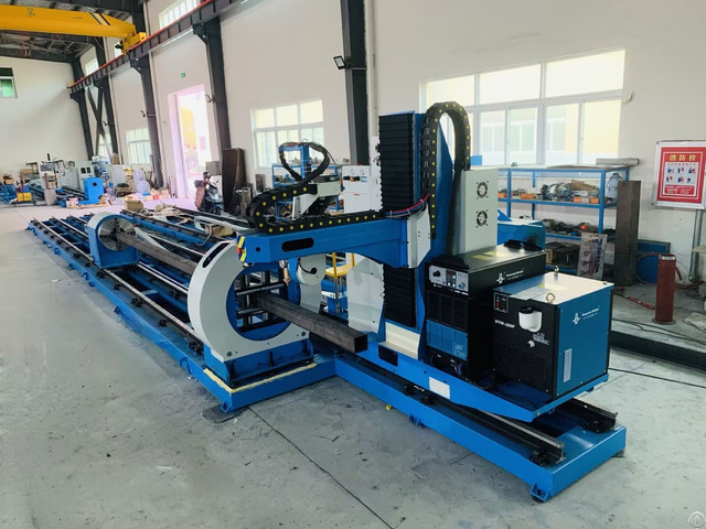 All In One Cnc Plasma Beam Cutting Machine For Steel Frames And Trusses