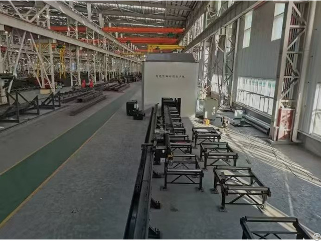 Highly Automatic H Beam Cnc Plasma Coping And Cutting Machine For Pre Fabricated Steel Structure