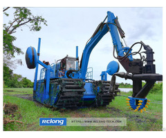 Relong Amphibious Multi Function Dredger For Swamp River Canal And Wetland Projects