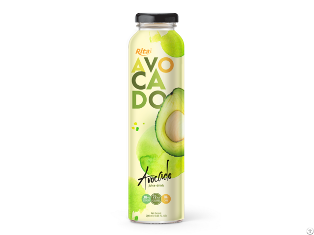 Avocado Juice Drink 300ml Glass Bottle