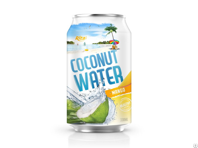 Fresh Coconut Water With Mango Flavor 330ml Can