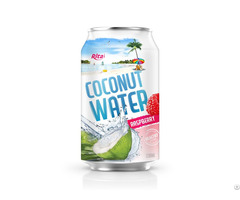 Fresh Coconut Water With Raspberry Flavor 330ml Can
