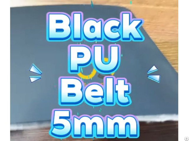 Black Pu Conveyor Belt 5mm