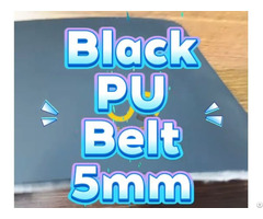 Black Pu Conveyor Belt 5mm