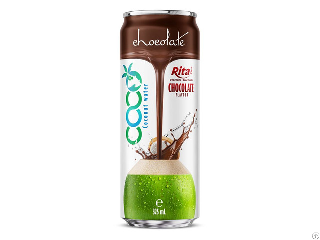 Special Coconut Water With Chocolate Flavor 325ml Sleek Can