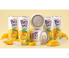 Bici 325ml Mango Drink With Nata De Coco Wide Opening Can