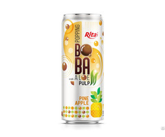 320ml Sleek Can Pineapple Flavored Bubble Tea