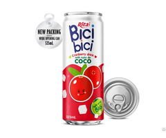 Cranberry Drink With Nata De Coco
